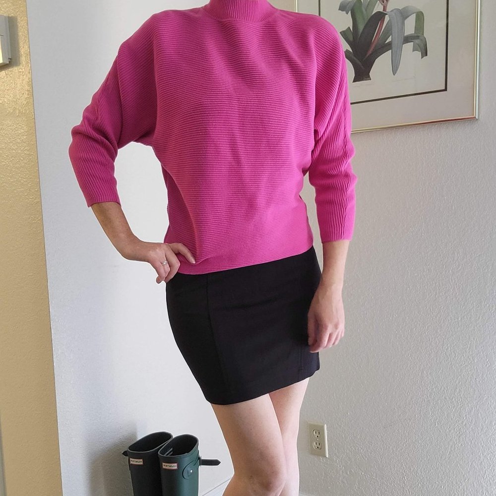 Tadashi stretchy mini skirt black xs